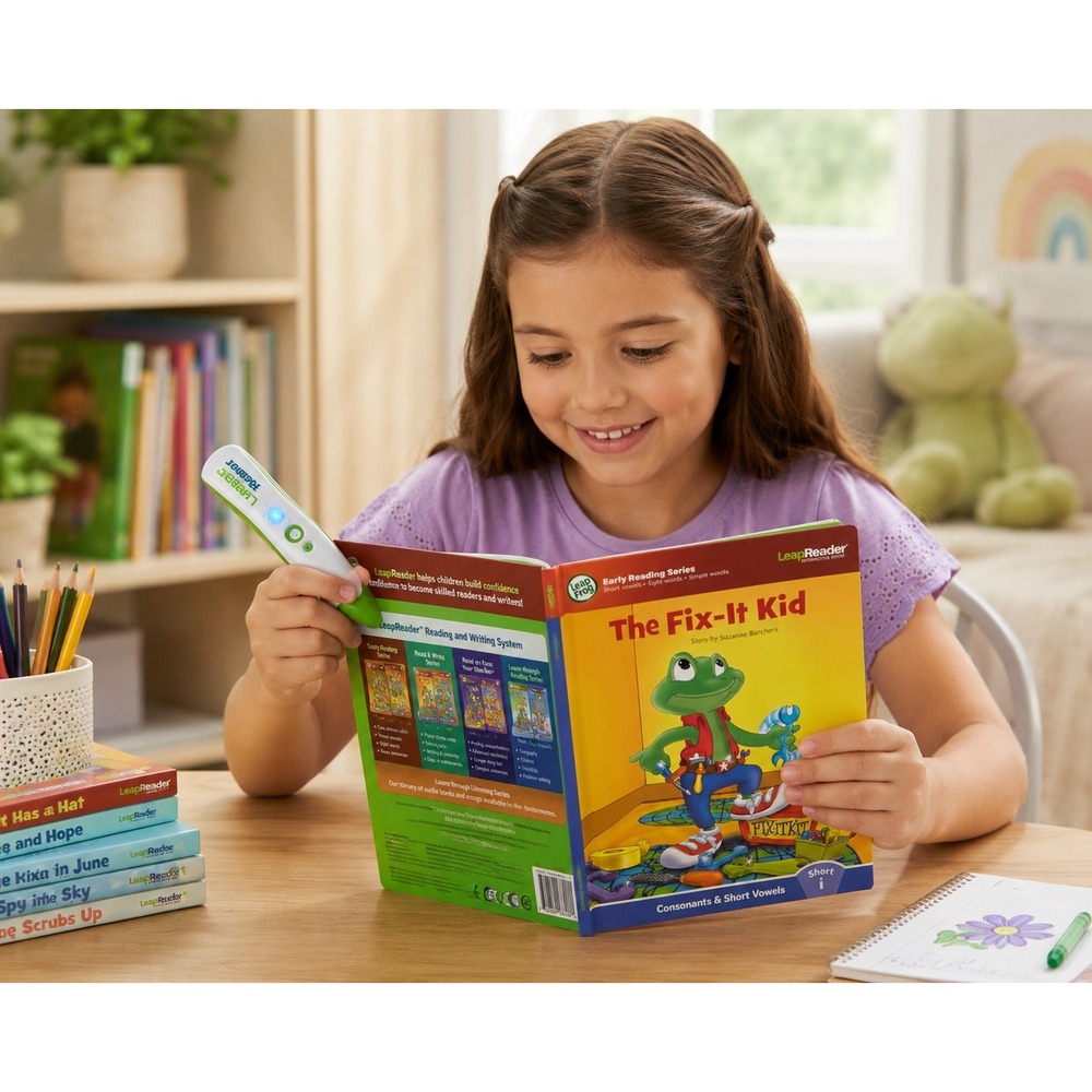 LeapFrog LeapReader Early Reading Series Interactive Books Bundle of 10 Phonics
